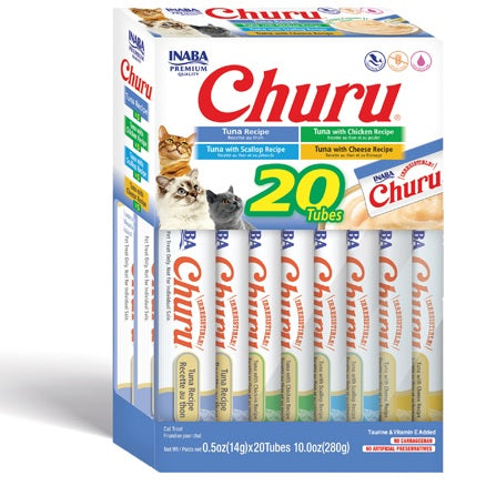 Churu Puree Tuna Flavors 20-Count Variety Pack