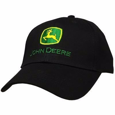 Men's John Deere Black Classic Logo Hat