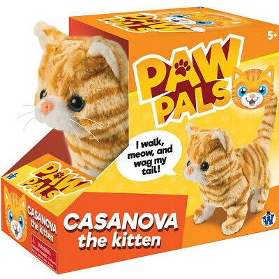 Paw Pals Casanova Battery-Operated Walking Cat