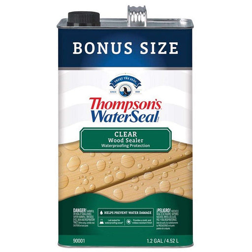 Thompson's WaterSeal Clear Wood Sealer Oil-Based Sealant 1.2 gallon