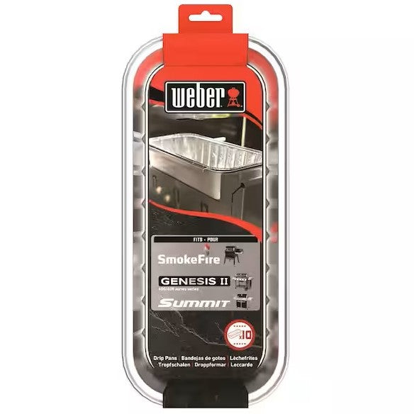 Weber Drip Pan 10-Pack for Weber Griddle 28"/36" #6498