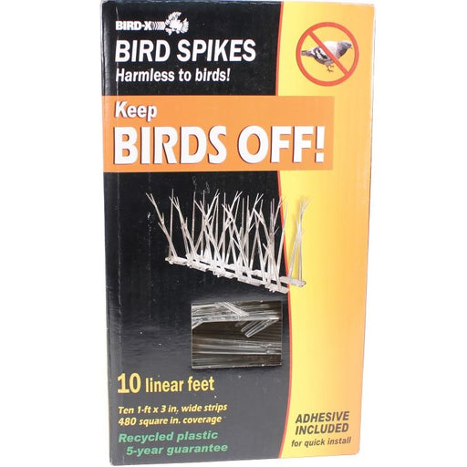 Plastic Bird Spike Kit, 10 ft.