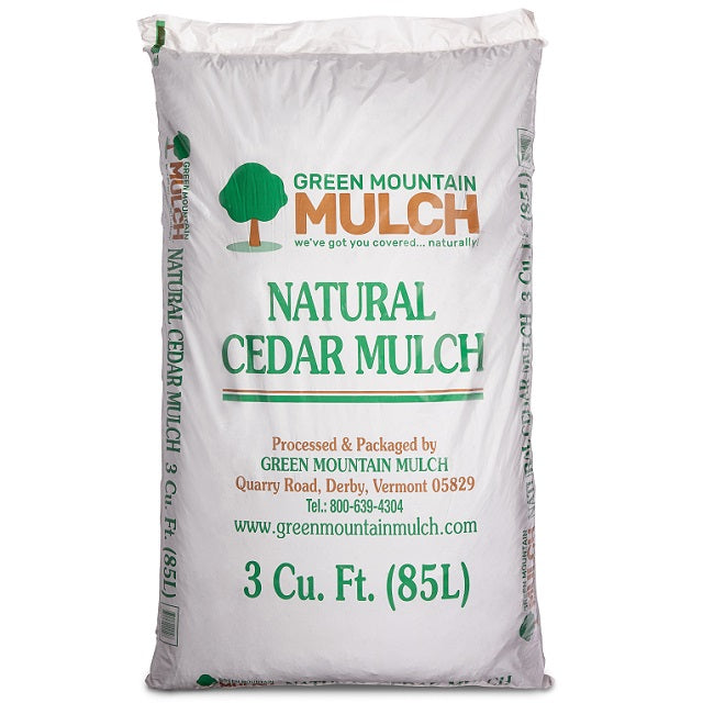Green Mountain Natural Cedar Mulch, 3 Cu. Ft. Bag
