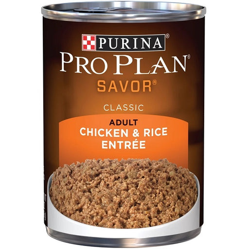 Purina Pro Plan Savor Chicken & Rice Entrée Canned Adult Dog Food