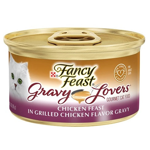 Fancy Feast Gravy Lovers Chicken Feast in Grilled Chicken Flavor Gravy Canned Cat Food