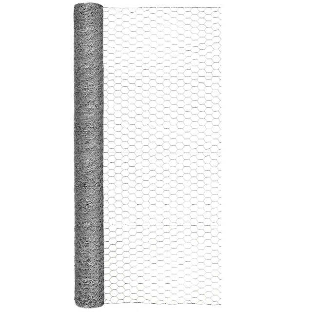 Galvanized Poultry Netting, 1 in. x 48 in. x 50 ft.