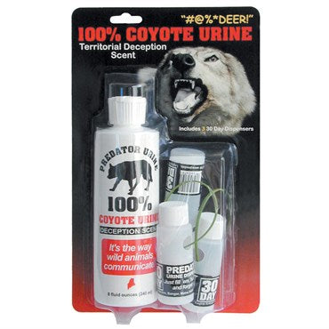 Leg Up® Coyote Urine Kit with Three 30 Day Dispensers