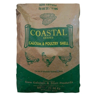 Coastal Brand Calcium & Poultry Shell 50Lbs.