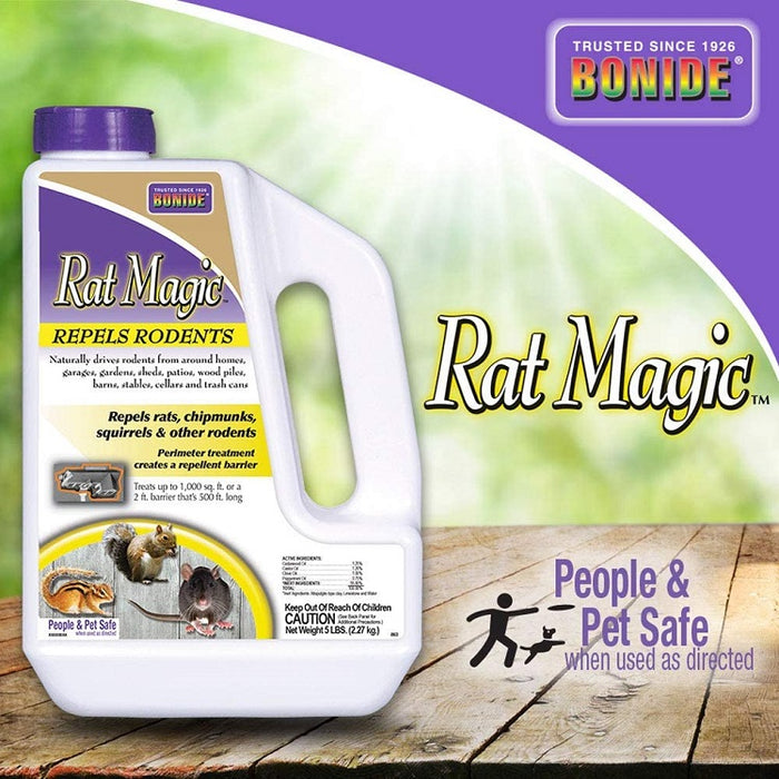 Rat Magic® Rodent Repellent, 5 lb. Jug