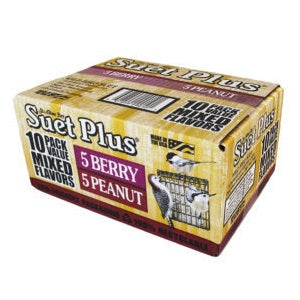 Suet Plus Mixed Flavor Suet 10-Pack
