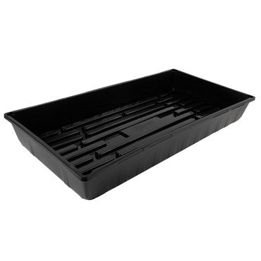 SunPack™ Mega Tray Plant Tray, Black with No Holes