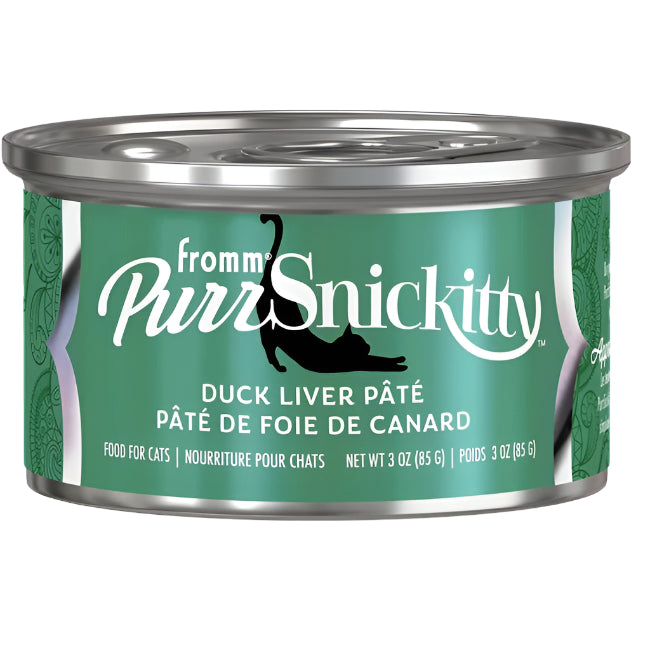 Fromm PurrSnickitty Duck Liver Pate Canned Cat Food, 3-oz Can