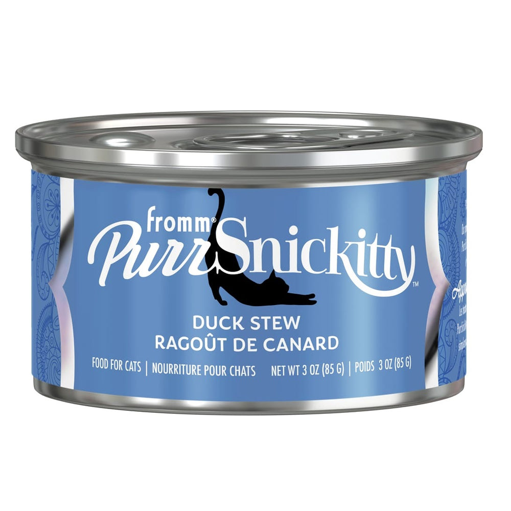 Fromm PurrSnickitty Duck Stew Recipe Cat Food, 3-oz Can