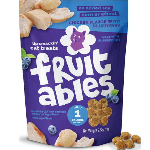 Fruitables Chicken Blueberry Cat Treats 2.5 oz