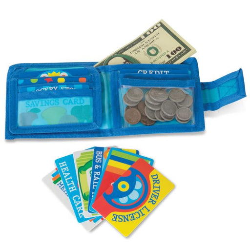 Melissa & Doug Pretend-to-Spend Toy Wallet with Money & Cards