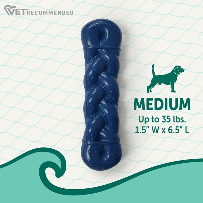 Nylabone Power Chew Love our Oceans Infinity Braid Bone Dog Chew Toy