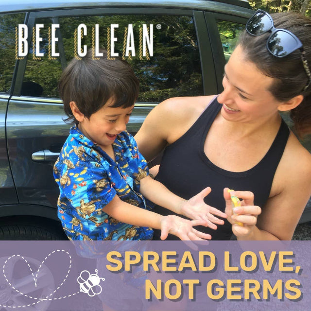Bee Clean Citrus and Peppermint Organic Beeswax Hand Sanitizer Pocket Spray