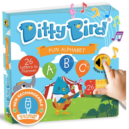 Ditty Bird ABC Fun Alphabet Song Book | USB-C