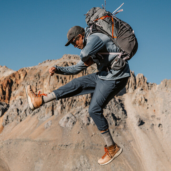 Men's Hiker Boot Midweight Hiking Socks, Rye