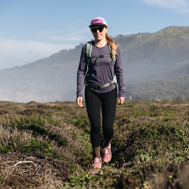 Women's Hiker Micro Crew Midweight Hiking Socks, Bark