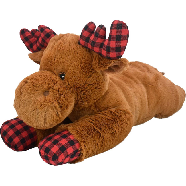 Multipet Jumbo Laying Moose Plush Dog Toy 24in