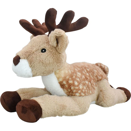 Multipet Jumbo Laying Deer Plush Dog Toy
