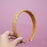 Tapered Chunky Glitter Headband, Assorted Colors