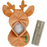 KONG Holiday Refillables Reindeer Plush Cat Toy with Catnip
