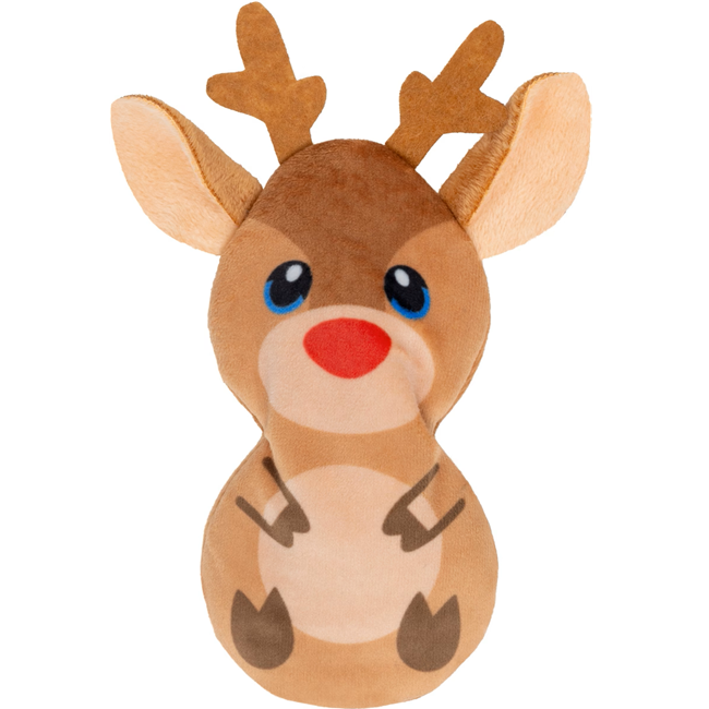 KONG Holiday Refillables Reindeer Plush Cat Toy with Catnip