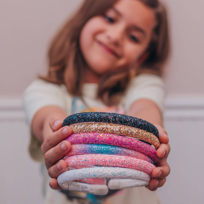 Thin Glitter Headband, Assorted Colors