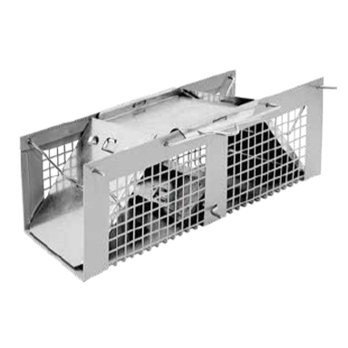 2 Door Live Animal Cage Trap, Small, 3.25 x 10 x 10 In.