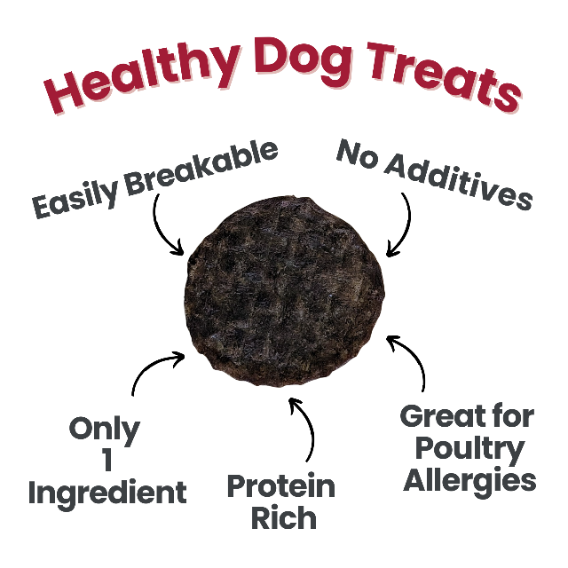 Farm to Pet Beef Chips 4oz Single-Ingredient Dog Treats