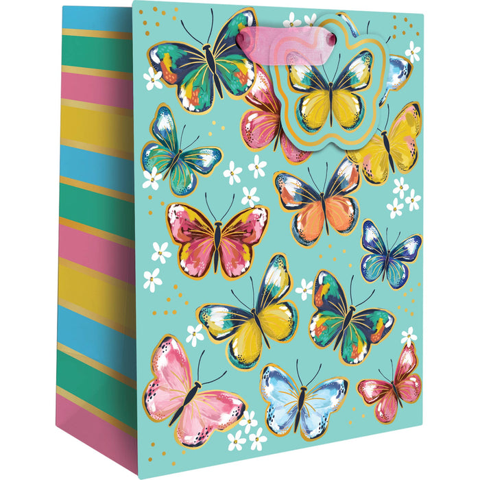 Colorful Butterflies Small Gift Bag