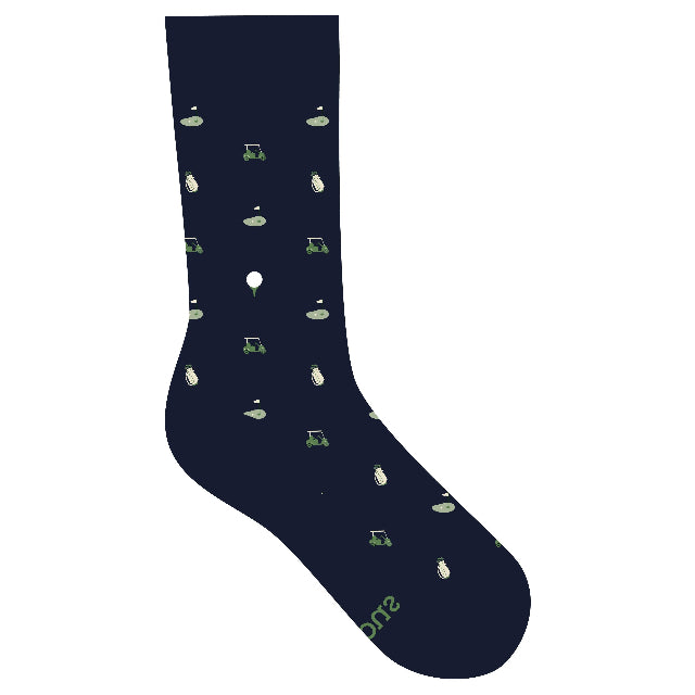 Socks that Support Youth Sports (Navy Golf Course)