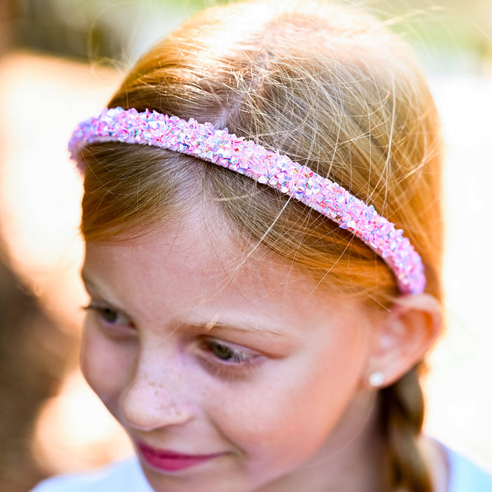 Thin Sequin Headband, Assorted Colors