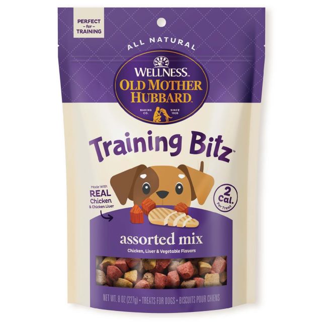 Old Mother Hubbard Training Bitz Assorted Mix Natural Oven-Baked Biscuits Dog Treats 8 oz.