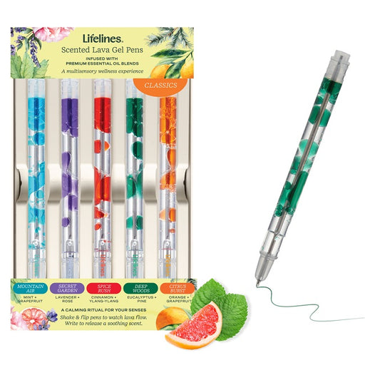 Lifelines Scented Lava Pens, 5-pack Classics