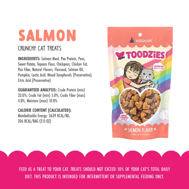 Weruva BFF Toodzies Crunchy Salmon Cat Treats 2 oz