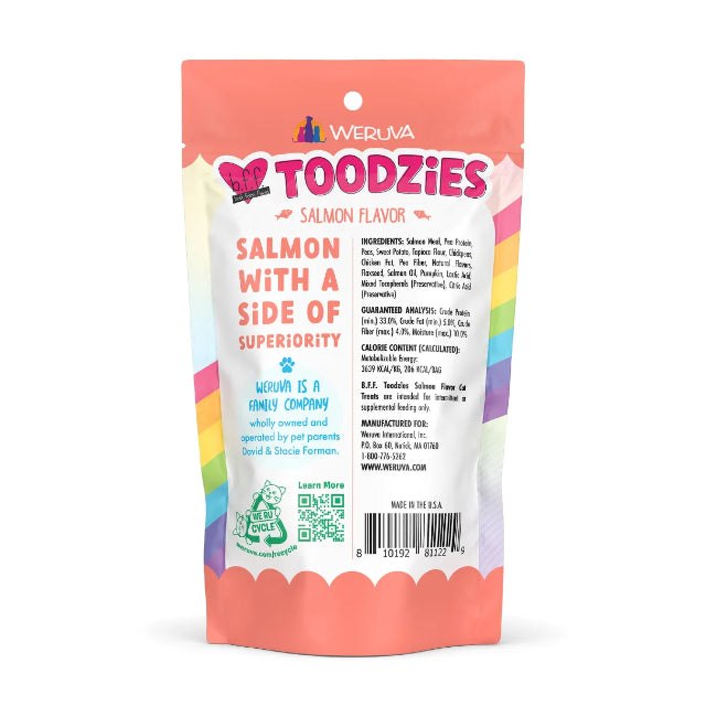 Weruva BFF Toodzies Crunchy Salmon Cat Treats 2 oz