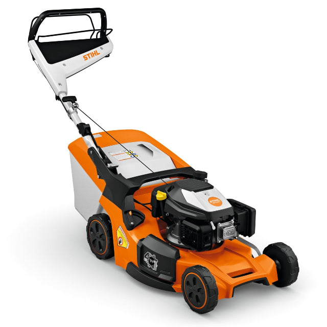 The RM 453 T features mono-comfort handlebar and polymer housing for lightweight durability and ease of operation.