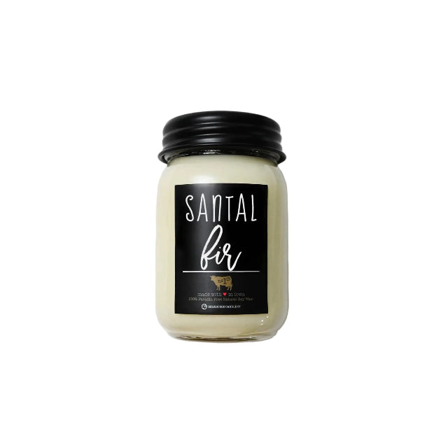 Milkhouse Farmhouse Collection Soy Candle: Santal Fir, 13-oz. Mason Jar