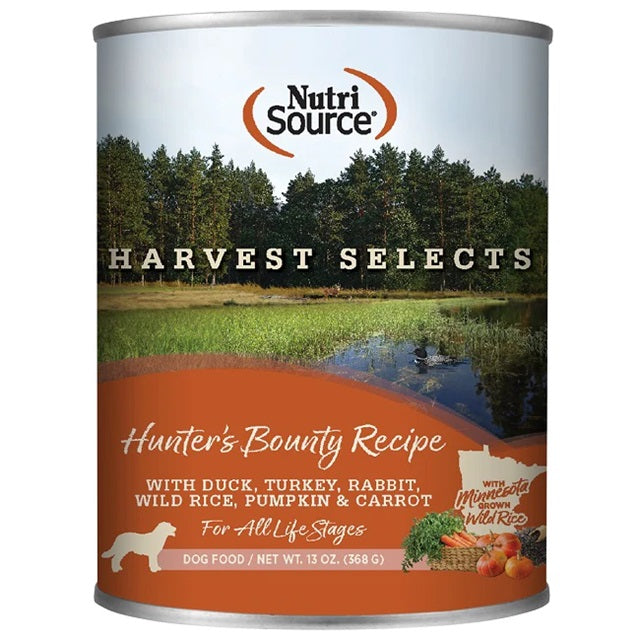 Nutrisource® Dog Harvest Selects Hunter's Bounty, Case of 12, 13 oz. Cans