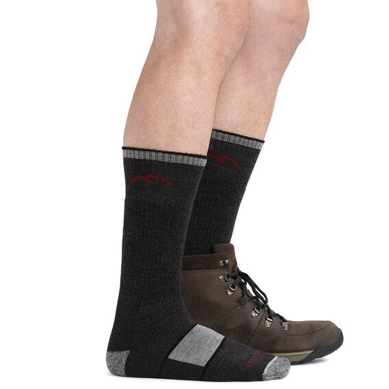 Men's Hiker Boot Full Cushion Midweight Hiking Socks, Charcoal