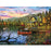 Sunset Cabin Puzzle 500 Piece White Mountain Puzzles