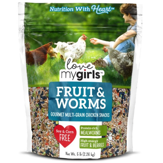 Fruit & Worms Gourmet Multi-Grain Chicken Snack, 5 Lb.