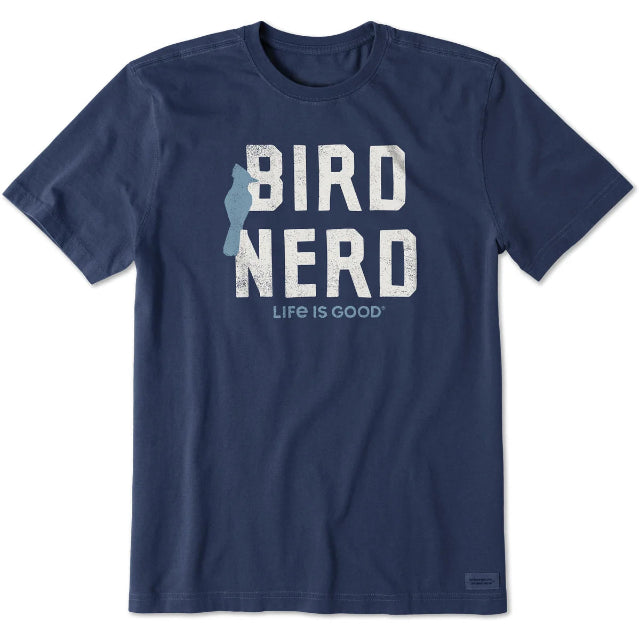 Life is Good Men's Bird Nerd Short Sleeve Tee
