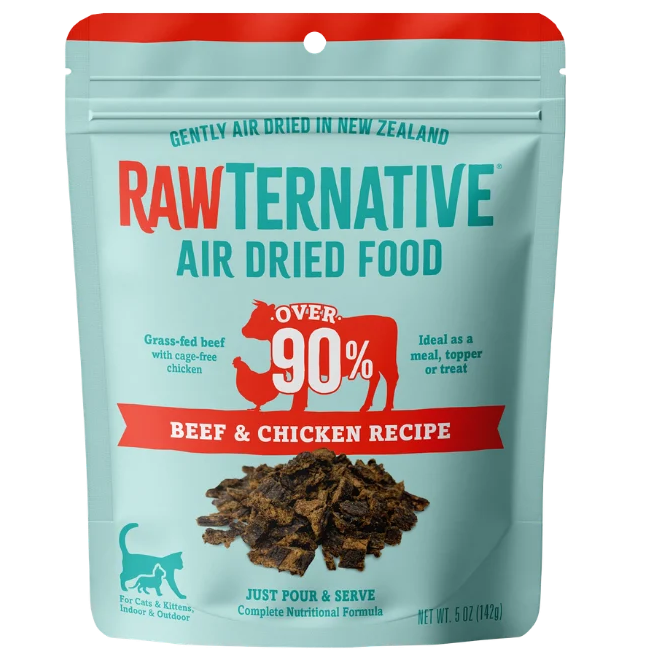 RawTernative Air-Dried Cat Food, Beef & Chicken Recipe 5 oz