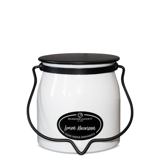 Milkhouse Creamery Collection Soy Candle: Lemon Macaroon 16-oz. Butter Jar