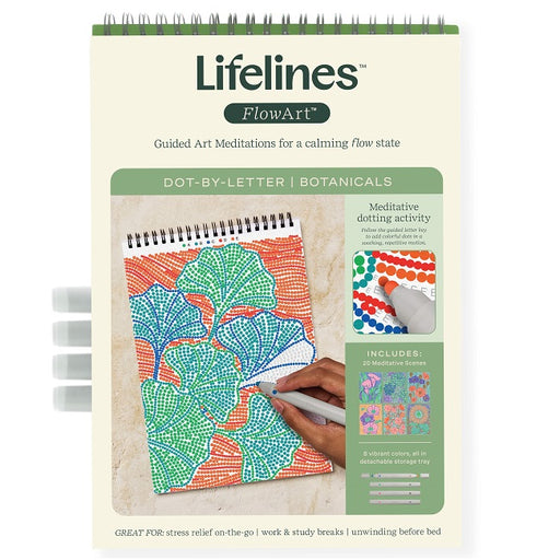 Lifelines FlowArt®: Dot-By-Letter Botanicals