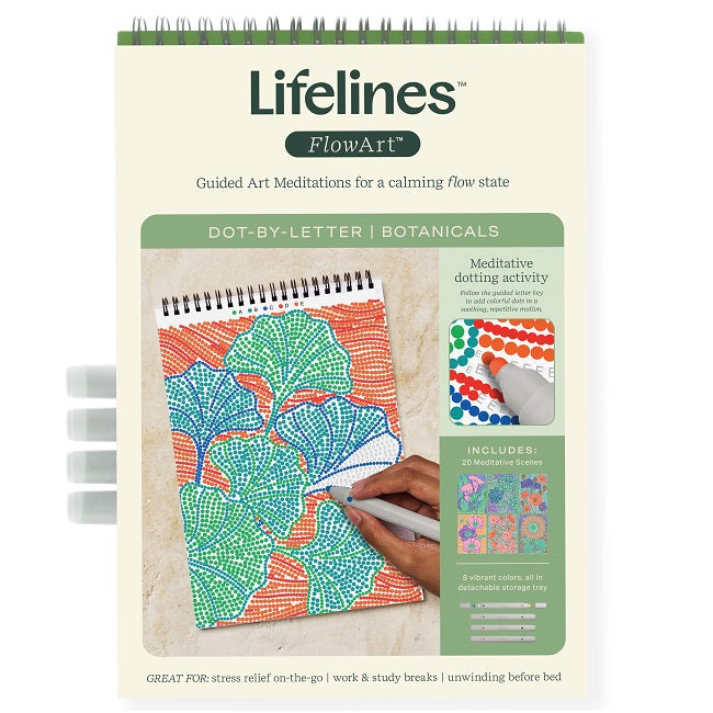 Lifelines FlowArt®: Dot-By-Letter Botanicals